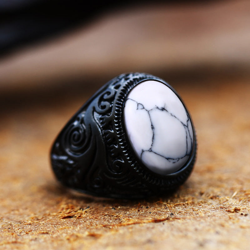 Vintage Onyx Ring 4 Gem Styles Available