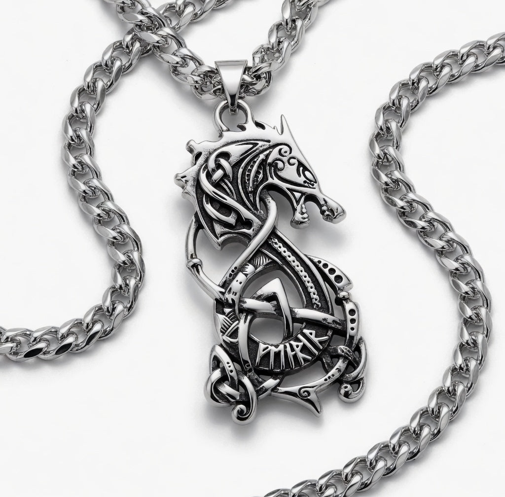 Nordic Dragon Necklace