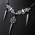 Gothic Bat Necklace