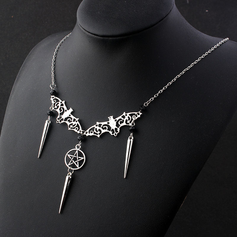 Gothic Bat Necklace