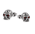Red Eye Skull Head Earring