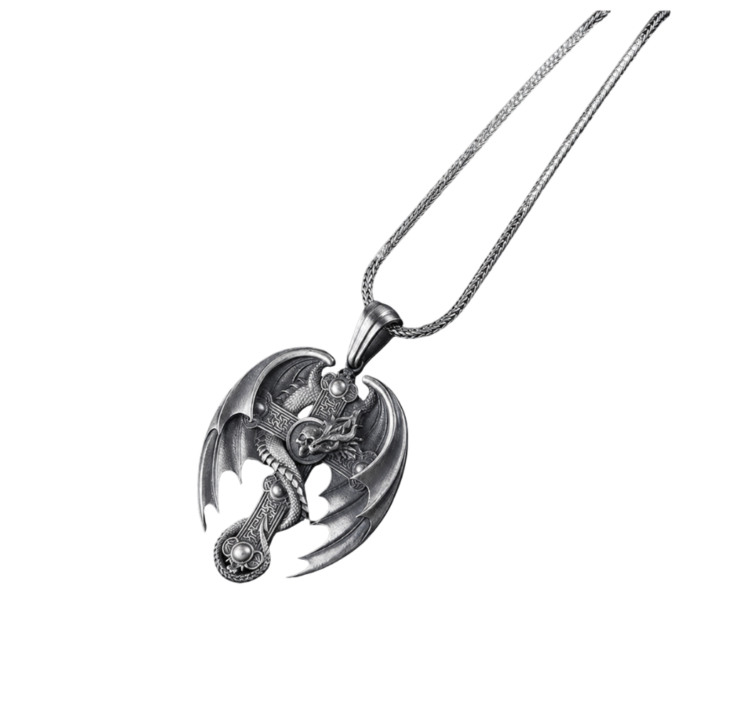 Dragon Cross Necklace