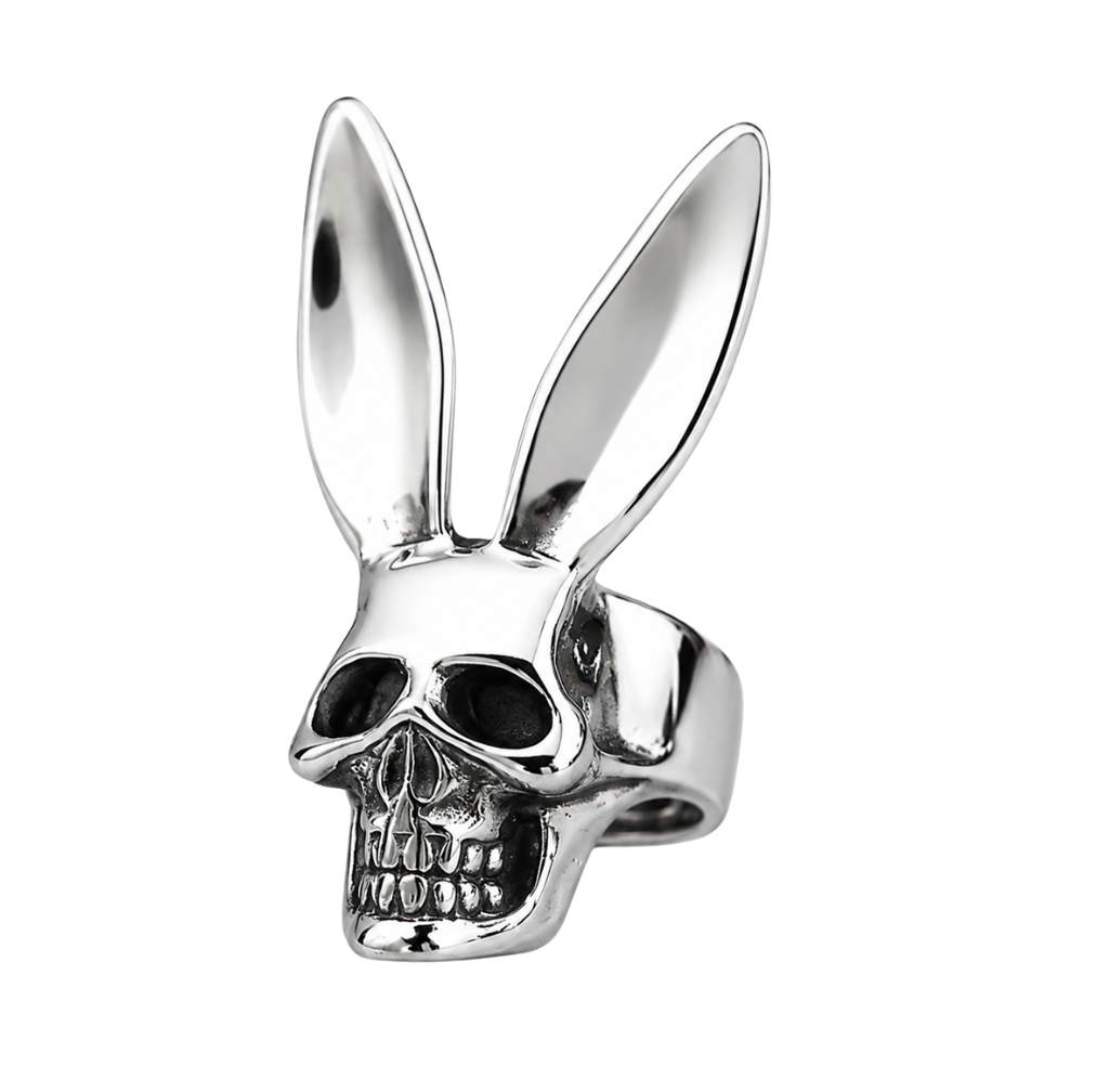 Bunny Skull Ring