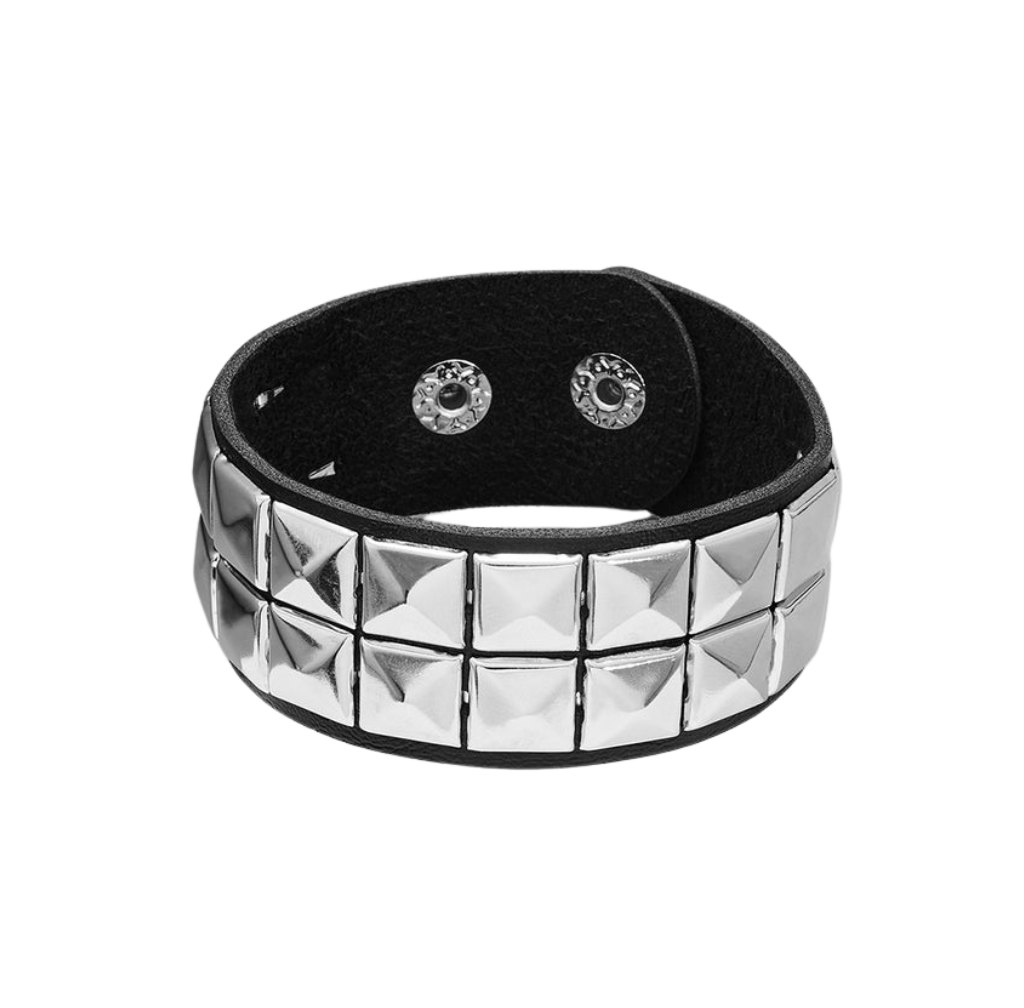 Studded Leather Bracelet