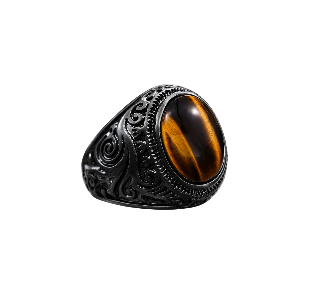 Onyx Ring 3 Gem Styles
