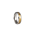 Gold Tungsten Carbide Ring