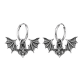 Gothic Bat Earrings