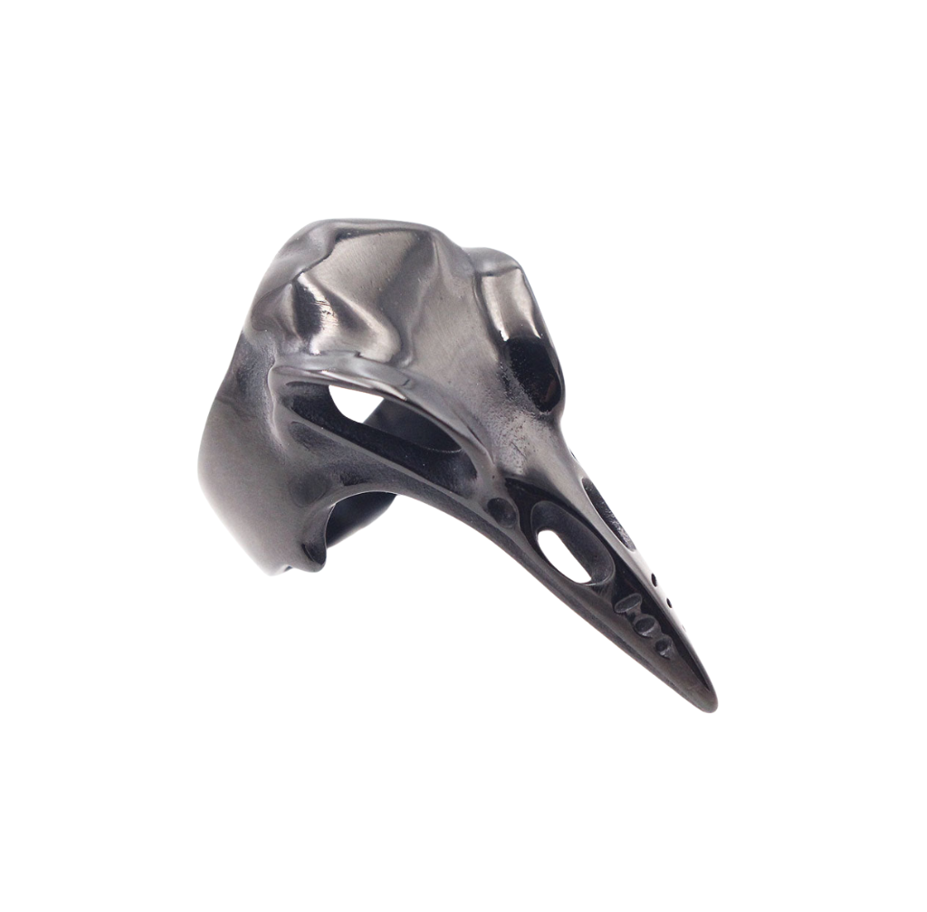 Raven Skull Ring