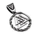 Viking Valknut Dragon Necklace