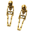 Stud Skeleton Earrings