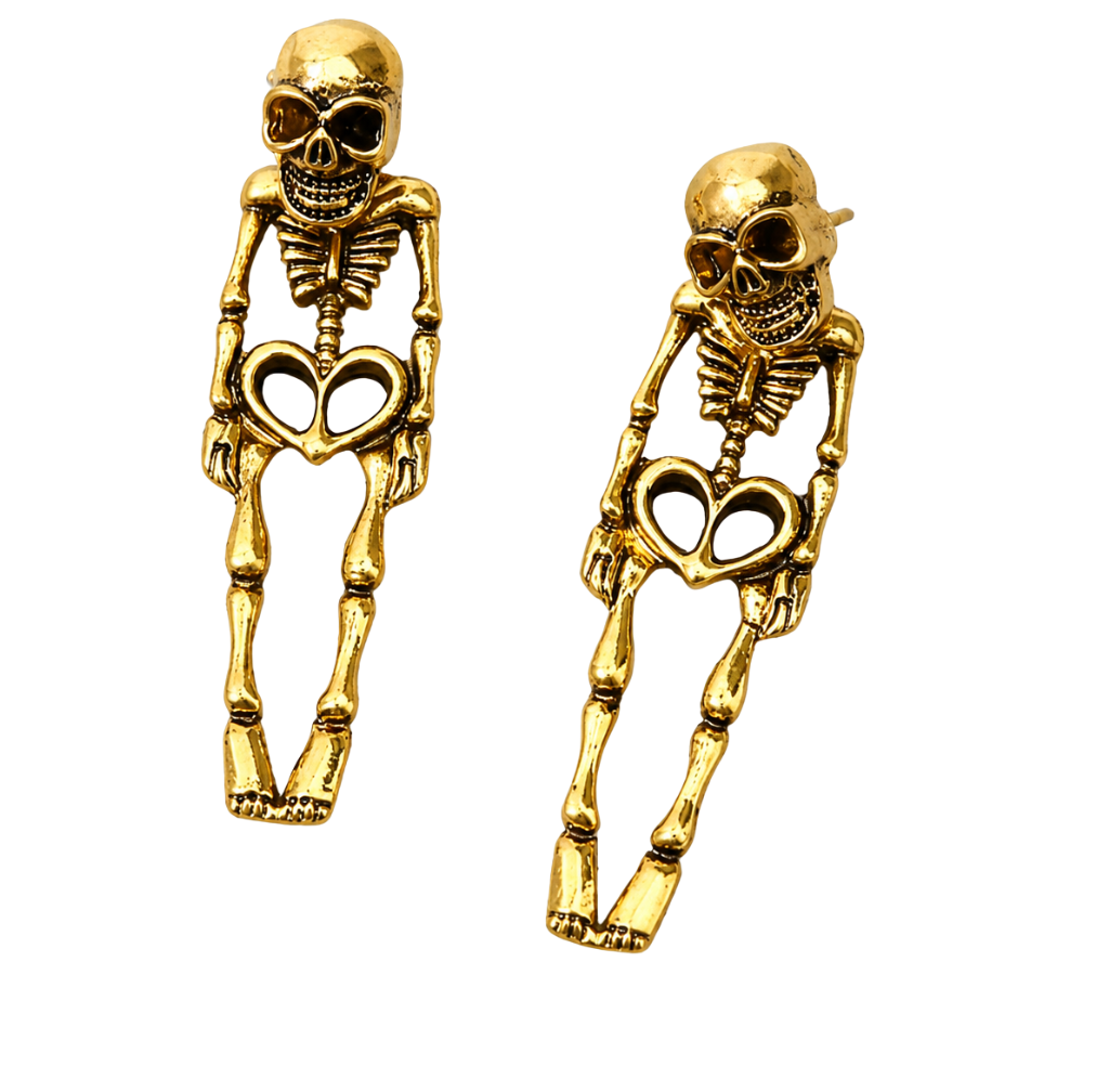 Stud Skeleton Earrings