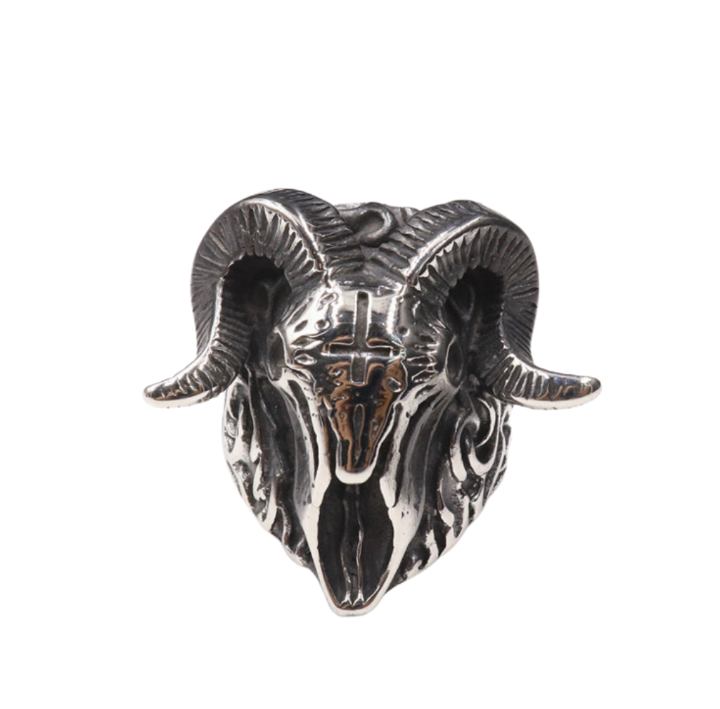 Ram Skull Ring