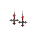 Inverted Cross Earrings