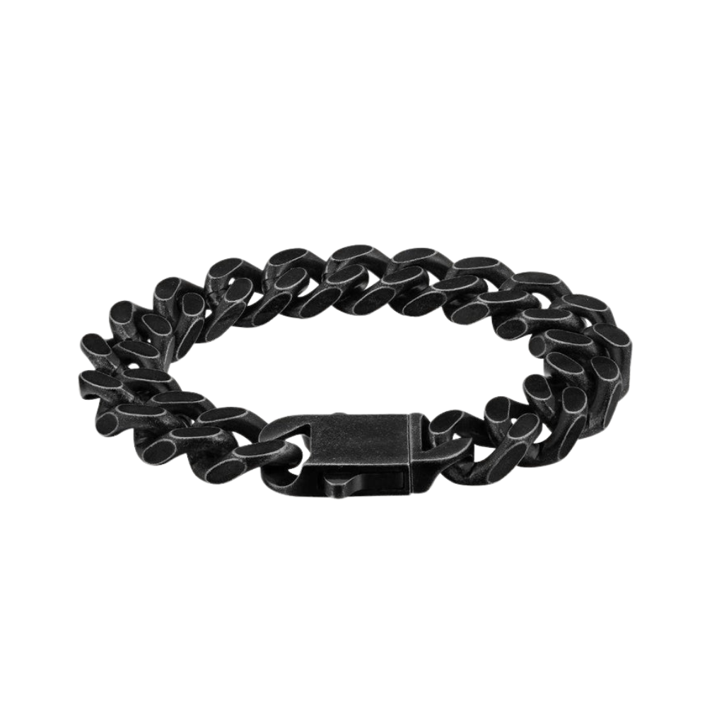 Titanium Cuban Chain Bracelet