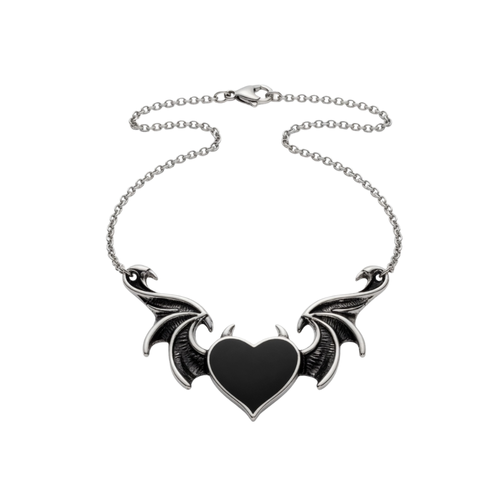 Winged Heart Necklace