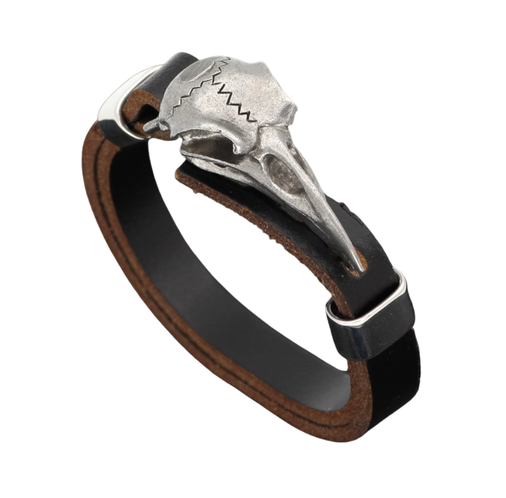 Raven Skull Bracelet