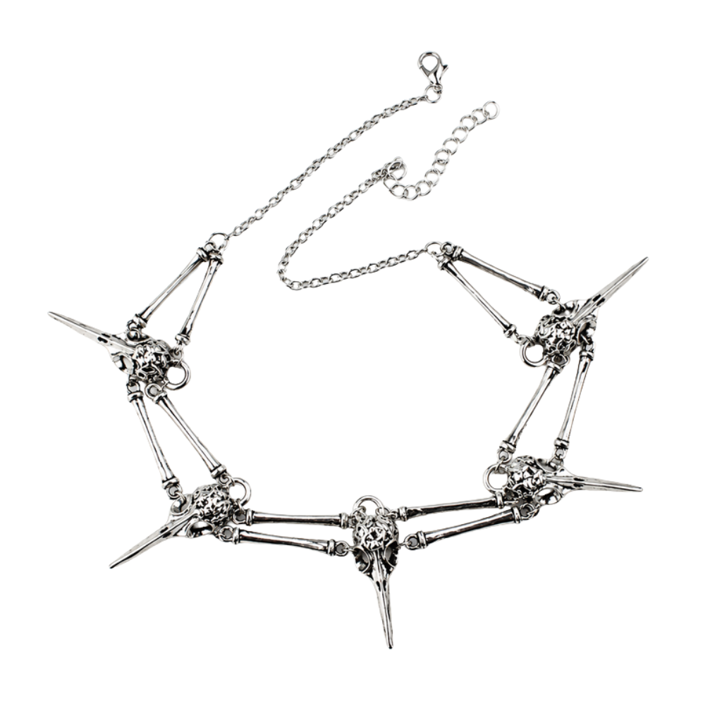 Raven Skull Necklace