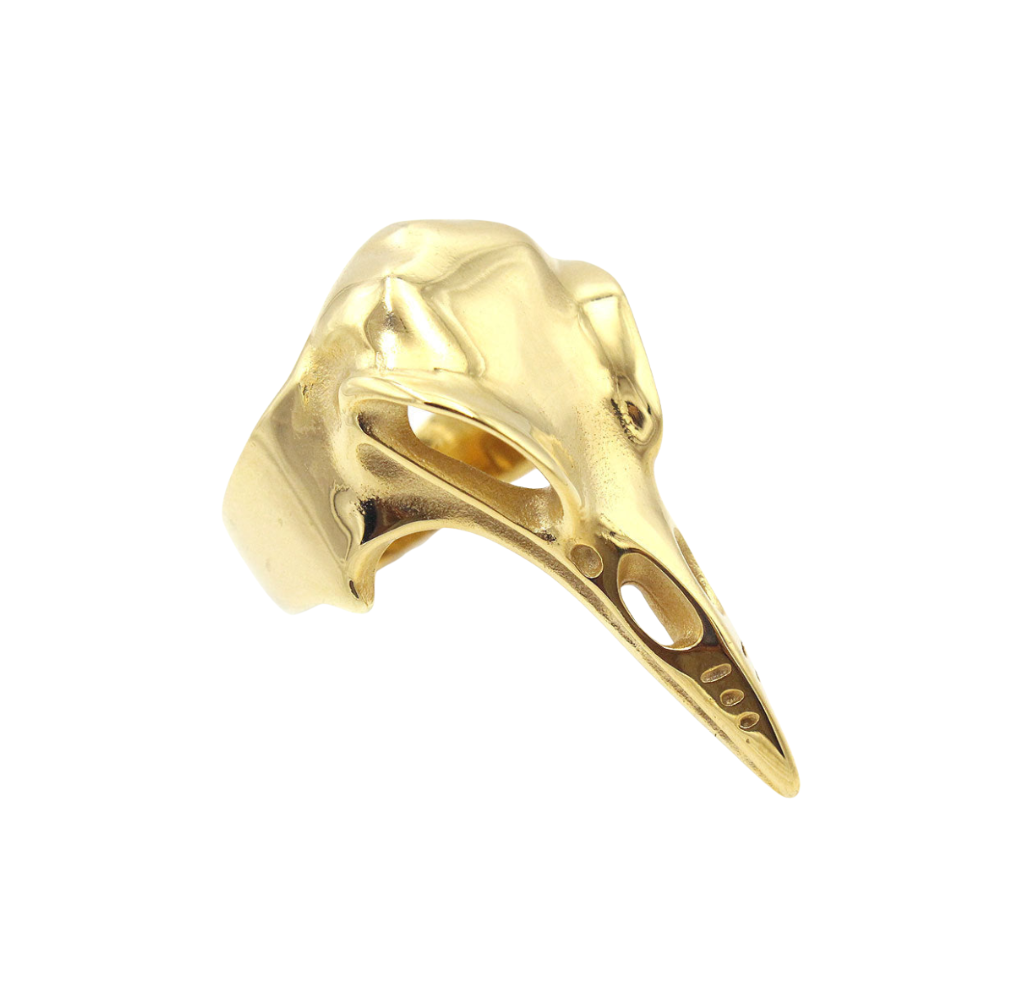 Raven Skull Ring