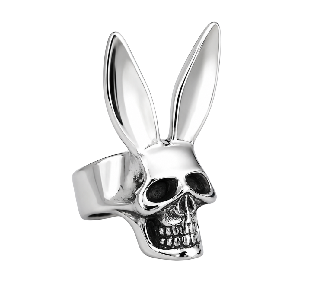 Bunny Skull Ring