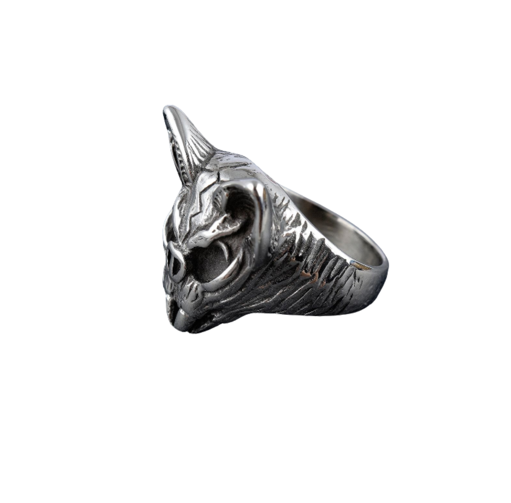 Bat Skull Ring