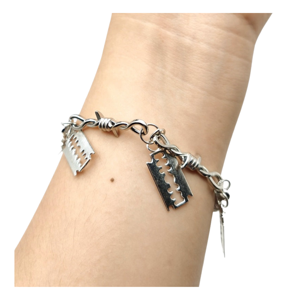 Razor Blade Bracelet