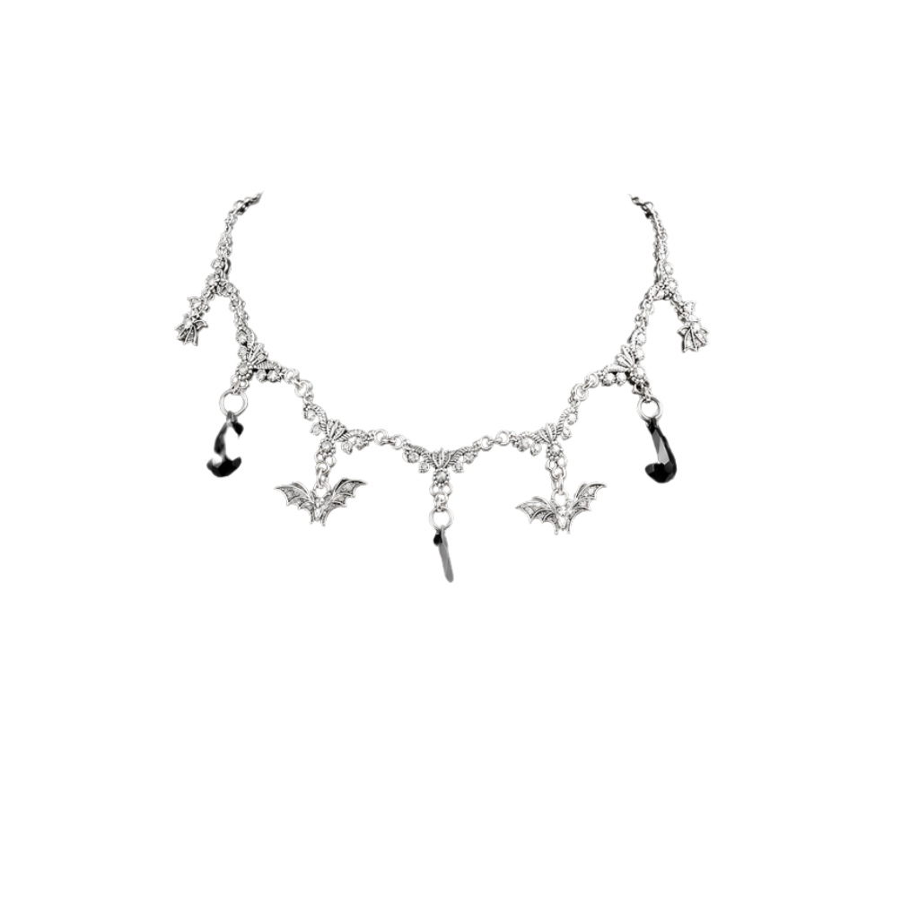 Gothic Bat Choker