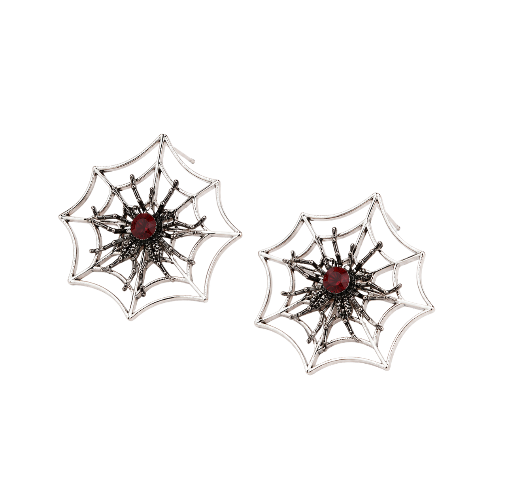 Spider Web Earrings