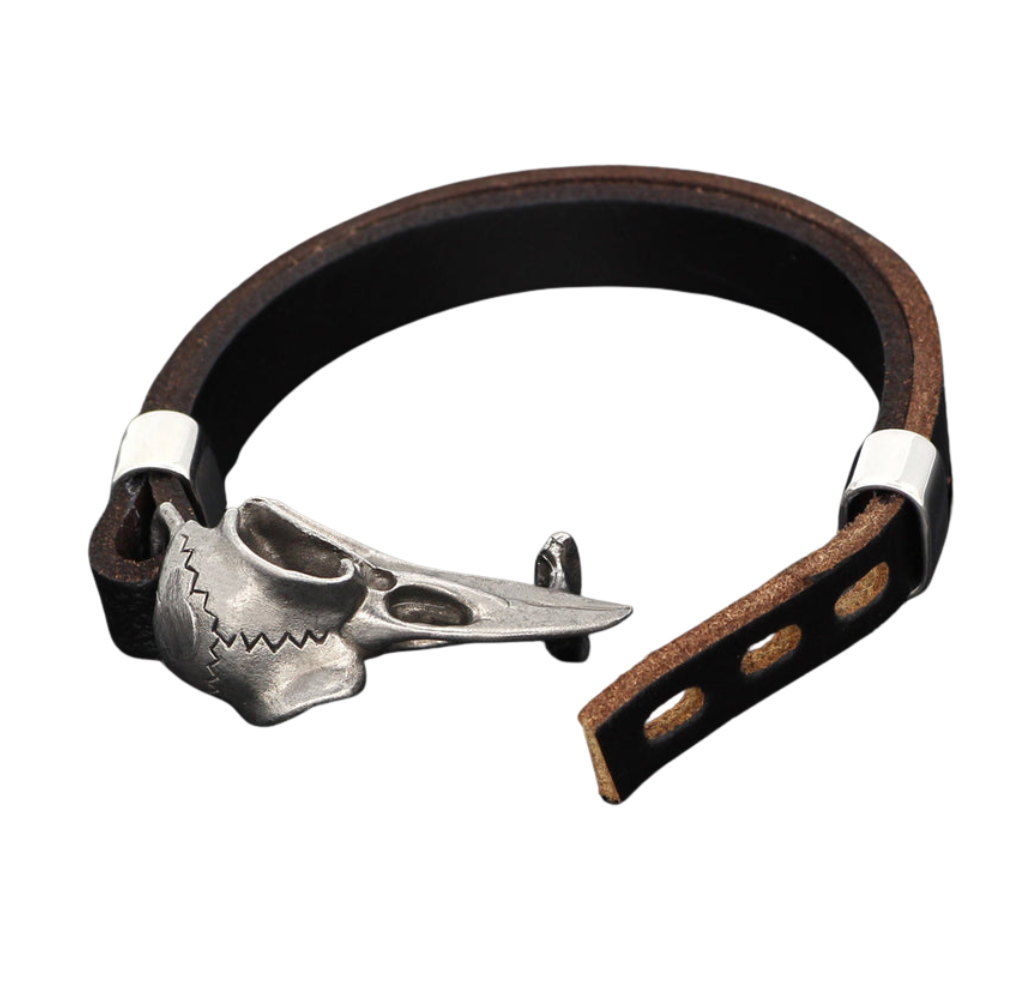 Raven Skull Bracelet