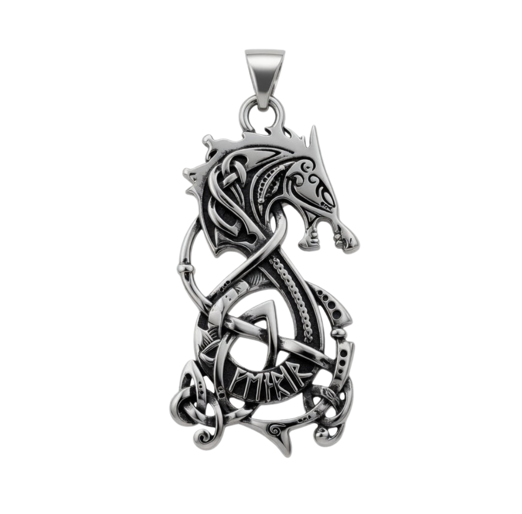 Nordic Dragon Necklace