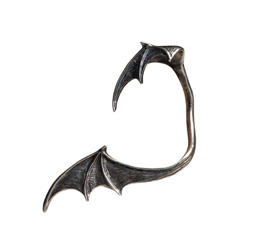 Bat Wing Cuff Earrings