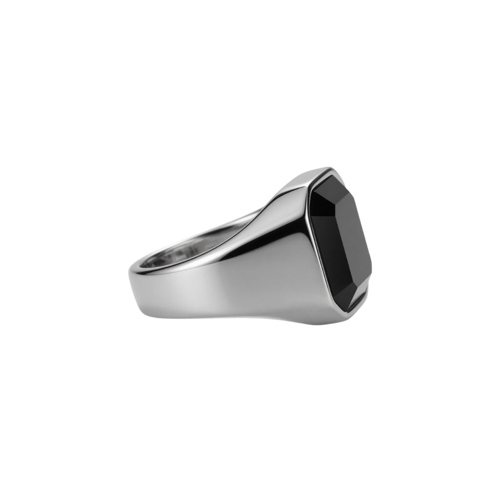 Titanium Gem Ring