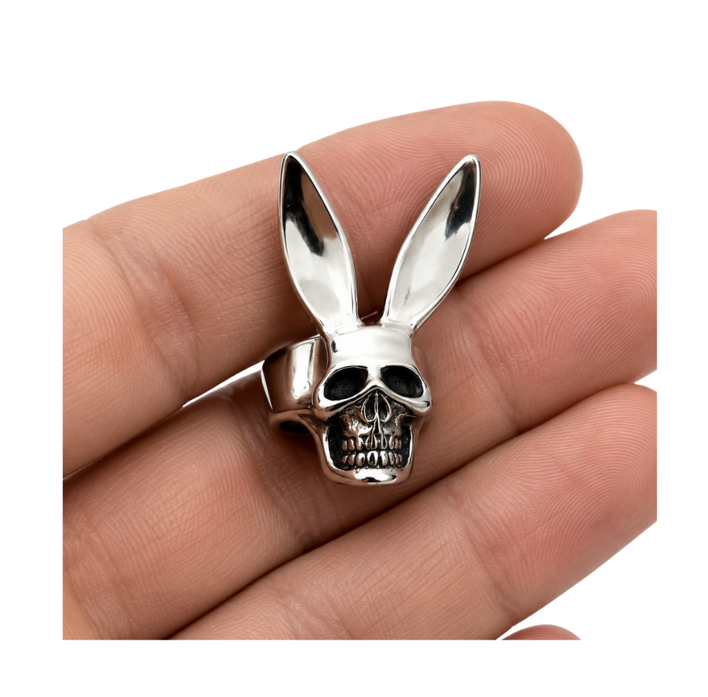 Bunny Skull Ring
