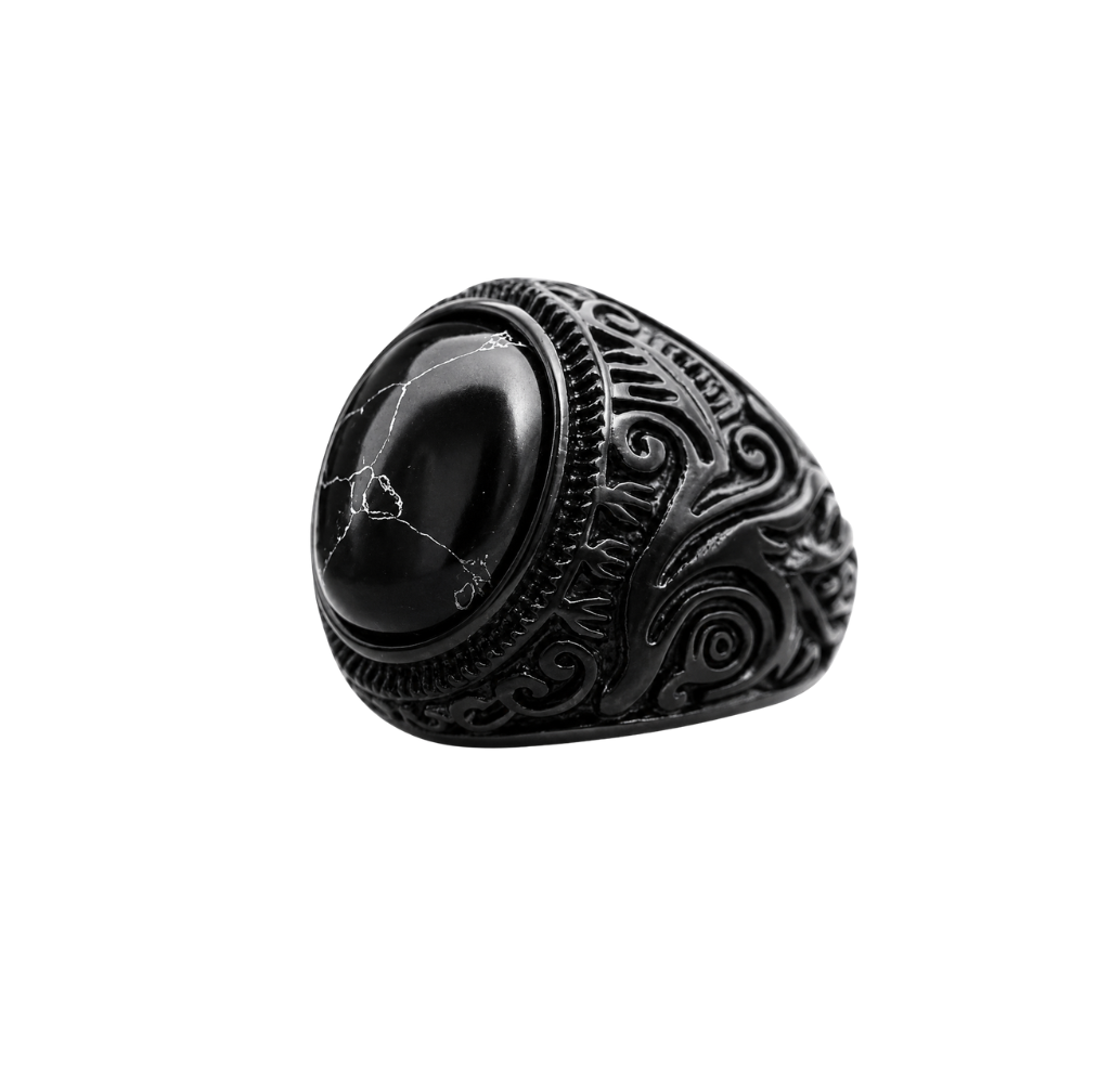 Onyx Ring 3 Gem Styles