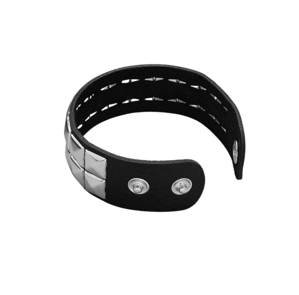 Studded Leather Bracelet