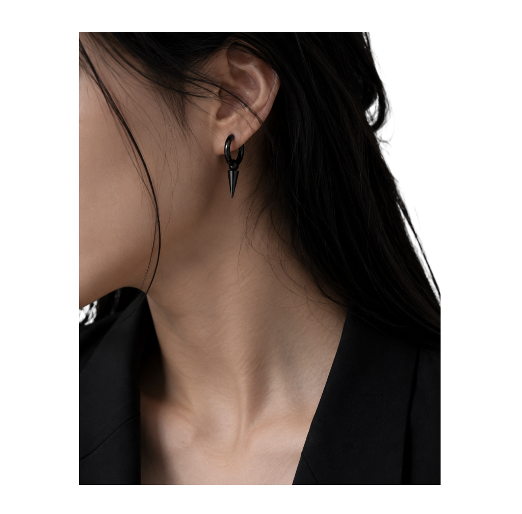 Pendant Spike Earrings
