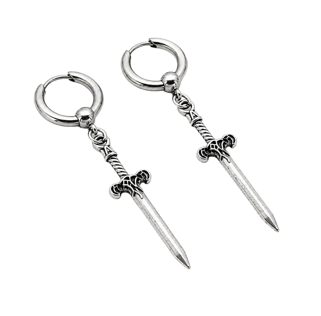 Sword Earrings