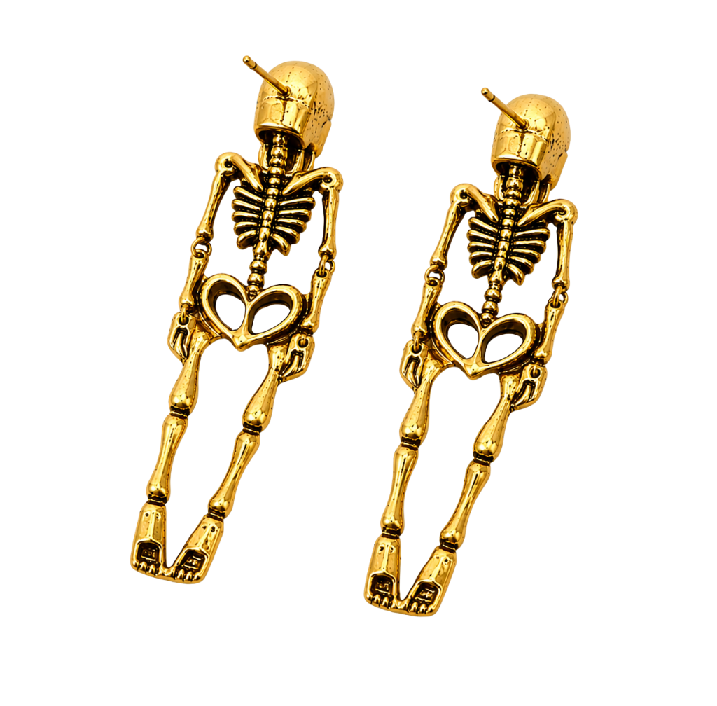 Stud Skeleton Earrings