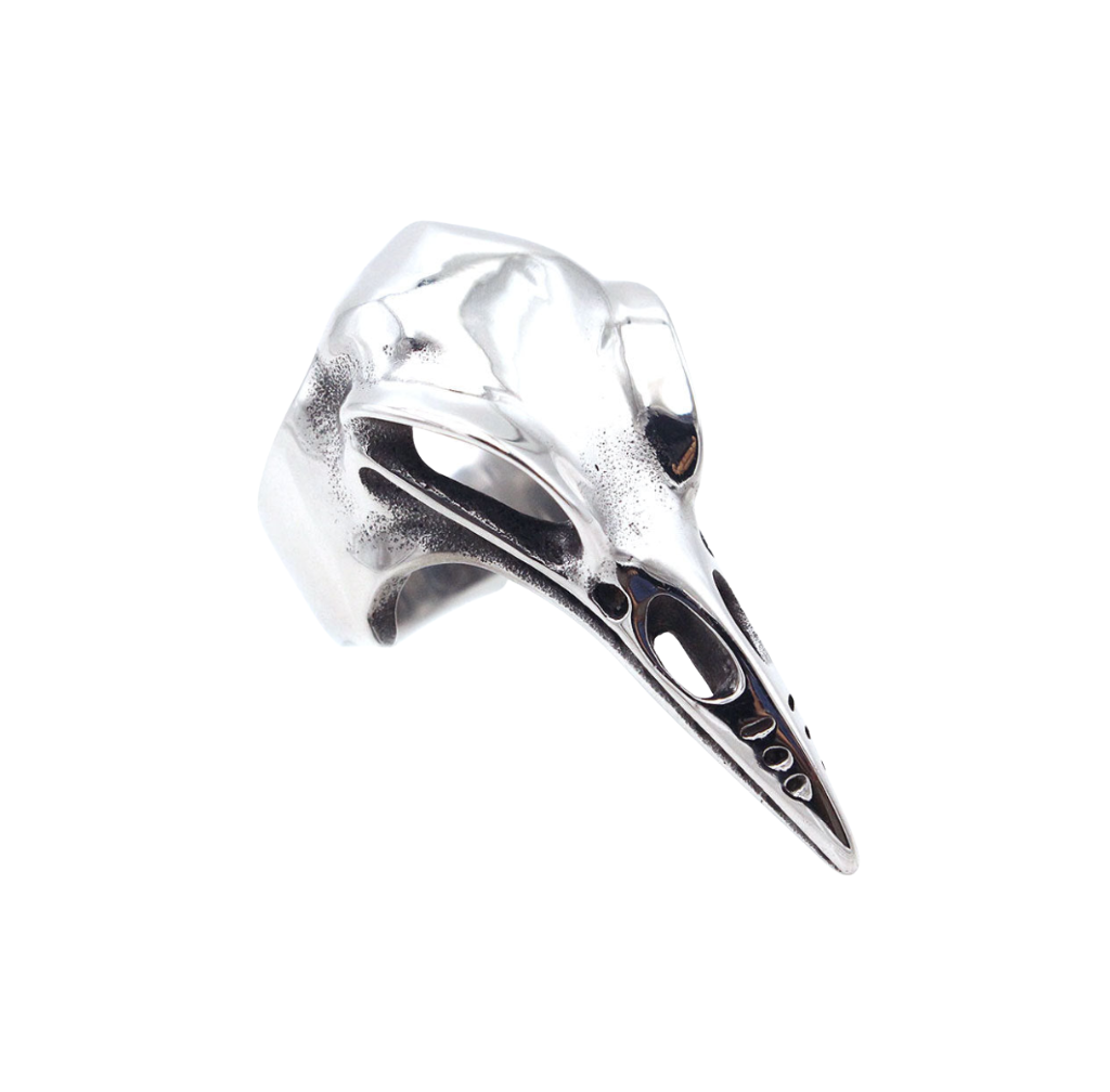 Raven Skull Ring