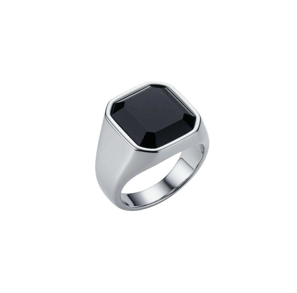 Titanium Gem Ring
