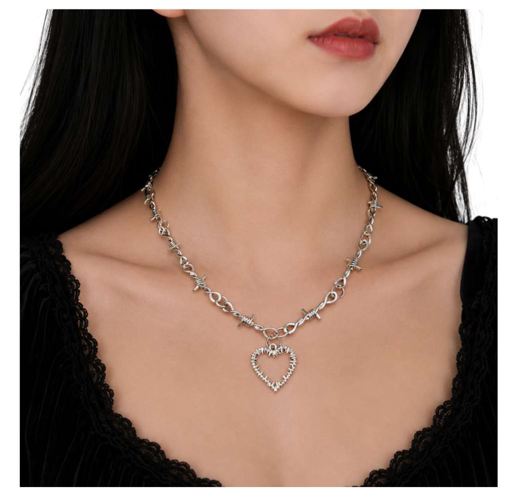 Thorn Heart Necklace