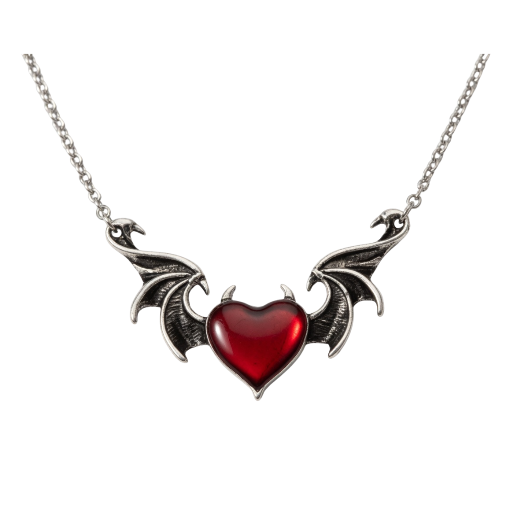 Winged Heart Necklace