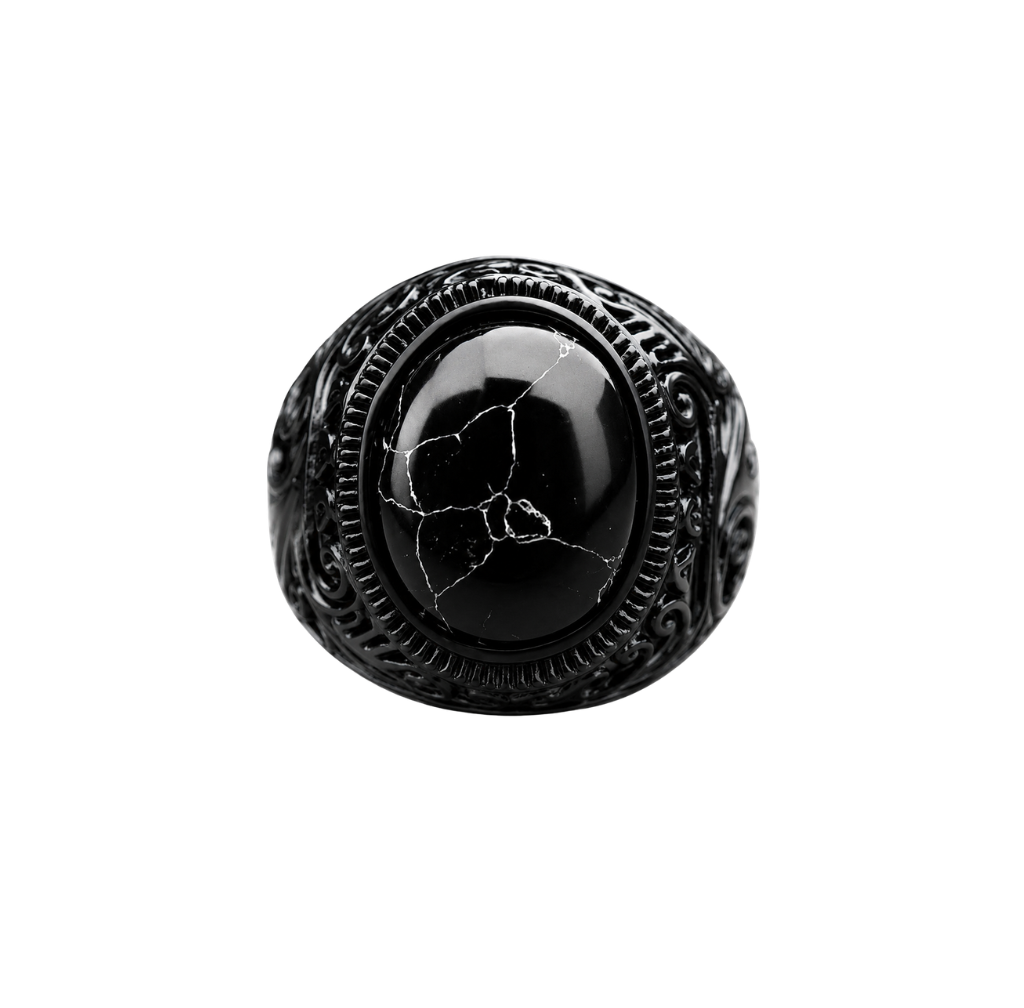 Onyx Ring 3 Gem Styles