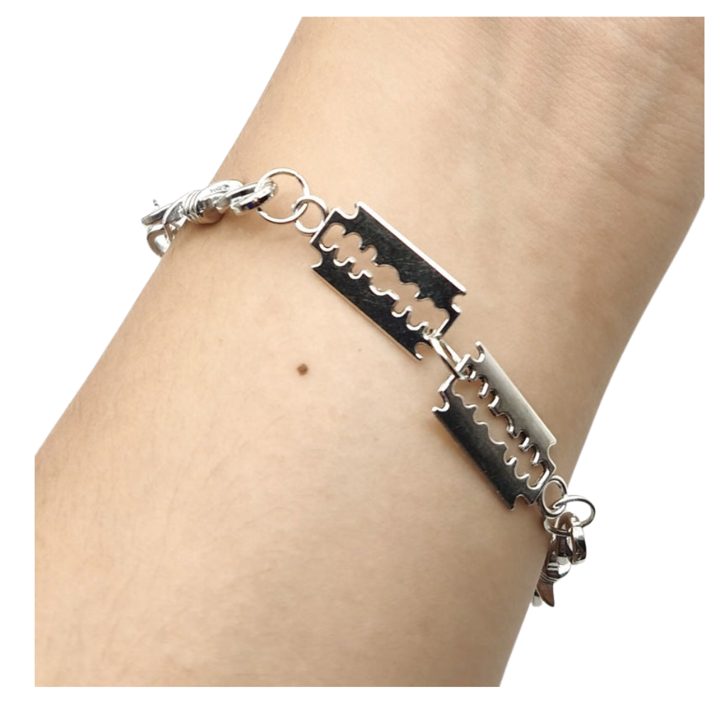 Razor Blade Bracelet