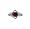 Oval Garnet  Ring