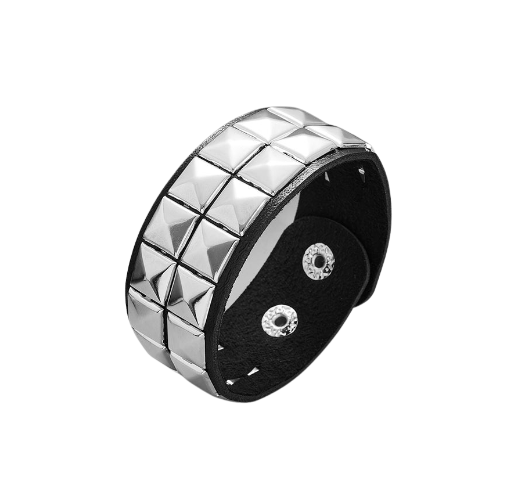 Studded Leather Bracelet