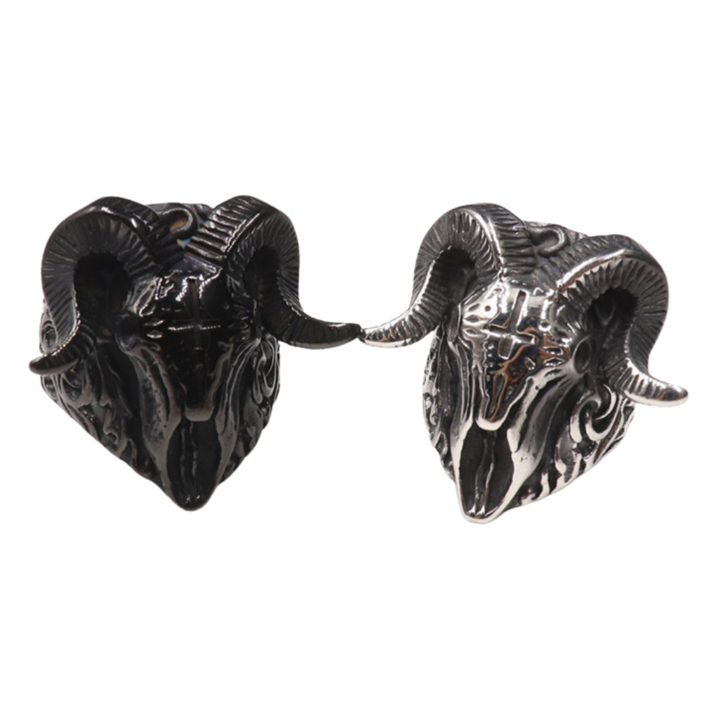 Ram Skull Ring