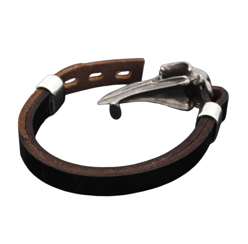 Raven Skull Bracelet