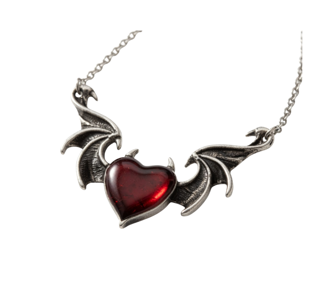 Winged Heart Necklace