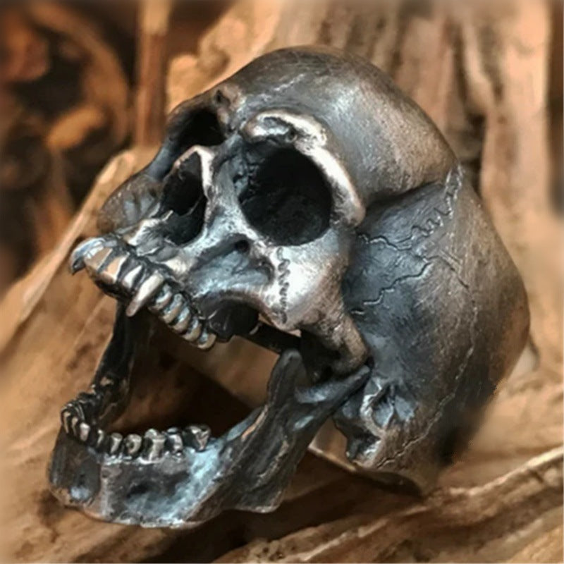 Skull Ring a Gothic Statement Piece