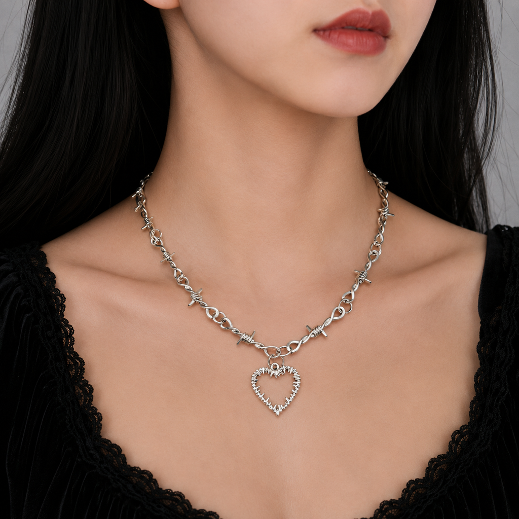 Thorn Heart Necklace